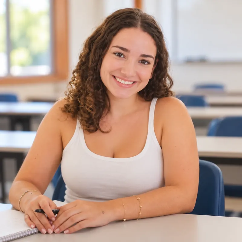 María Verónica Velasco, exalumna de iU que estudia Interdisciplinary Engineering en Purdue University