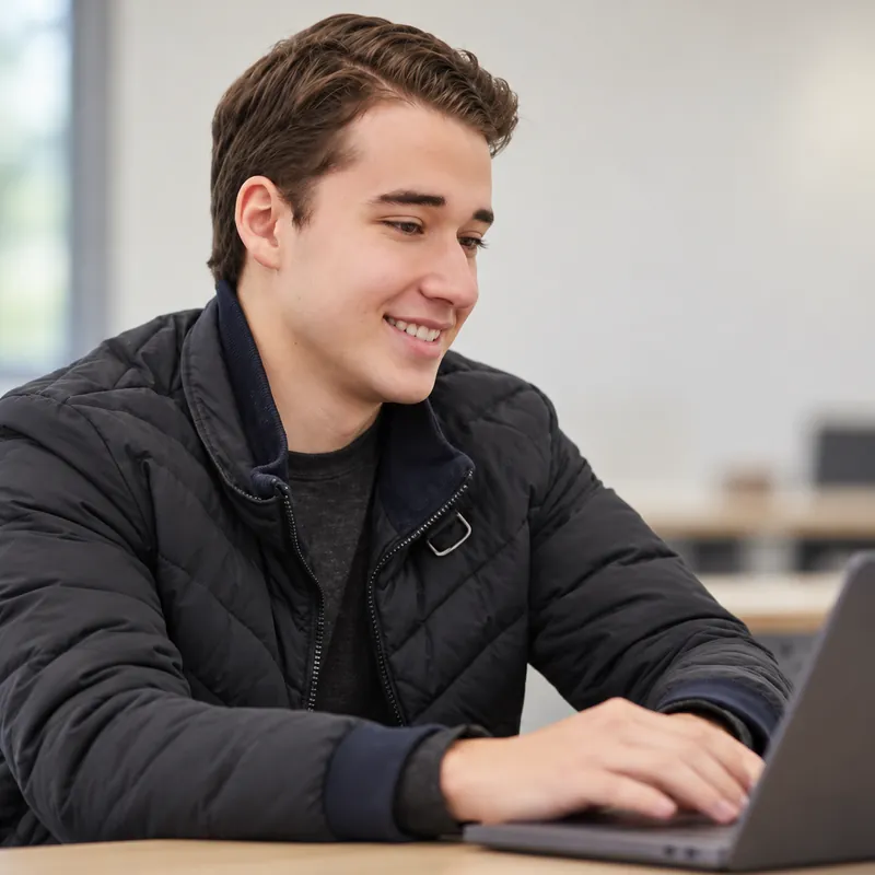 Mateo Parada, exalumno de iU que estudia Business en University of Arkansas